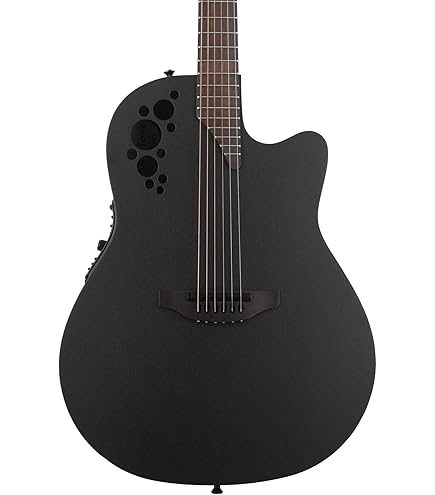 Amazon.co.jp: Ovation 1868TX Black エレアコギター エリートTX